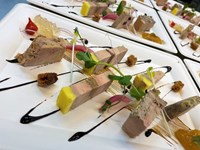 Assiette de dégustation de foie gras